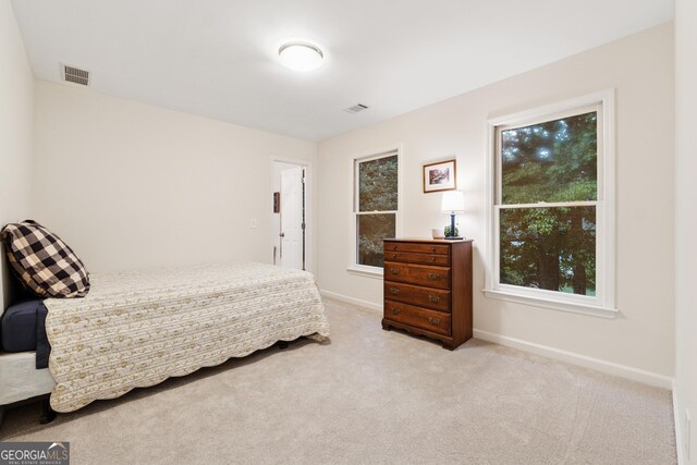 2722 Brookhaven Ln, Buford, GA 30518 - bedroom with light carpet and baseboards