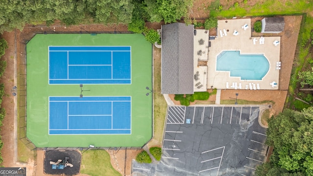 2722 Brookhaven Ln, Buford, GA 30518 - aerial view of a pool area
