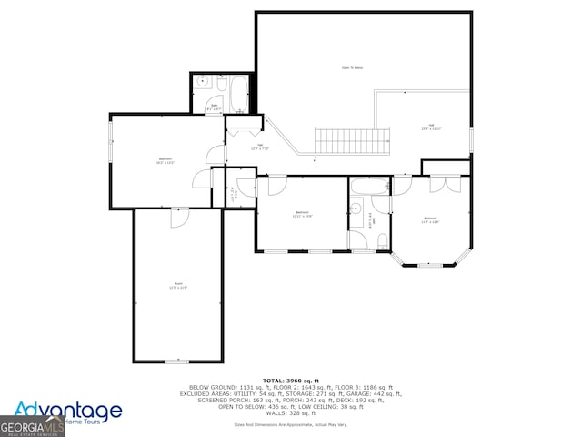 2722 Brookhaven Ln, Buford, GA 30518 - view of property floor plan
