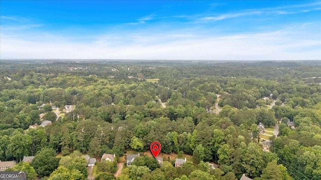 1637 Willow Way, Woodstock, GA 30188 - aerial view of property's location featuring a forest