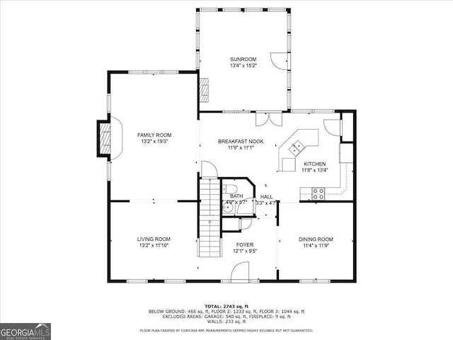 1637 Willow Way, Woodstock, GA 30188 - room layout
