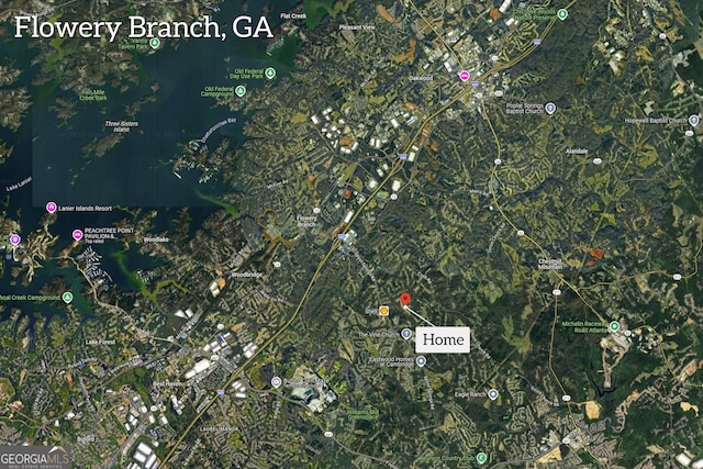 5511 Preserve Pt, Flowery Branch, GA 30542 - aerial overview of property's location