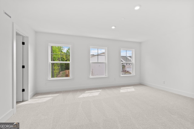 586 Avondale Park Cir Unit 51, Decatur, GA 30032 - empty room with light colored carpet, baseboards, and recessed lighting