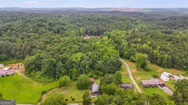 394 Knight Rd, Rockmart, GA 30153 - drone / aerial view of a heavily wooded area