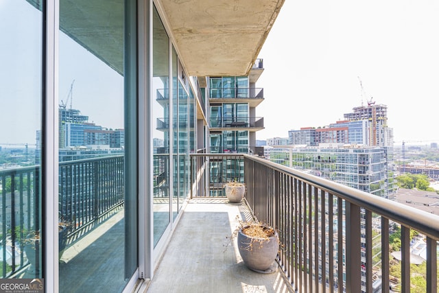 1080 Peachtree St NE Unit 2116, Atlanta, GA 30309 - balcony featuring a view of city