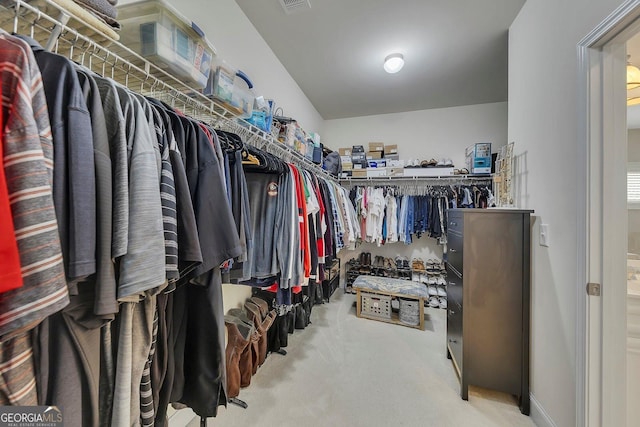 406 Fernstone Dr, Canton, GA 30114 - spacious closet with carpet flooring