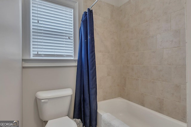 406 Fernstone Dr, Canton, GA 30114 - full bath with toilet and shower / tub combo