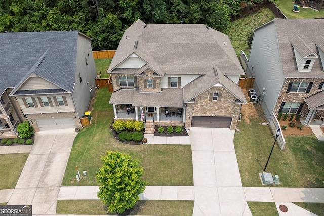 406 Fernstone Dr, Canton, GA 30114 - view from above of property