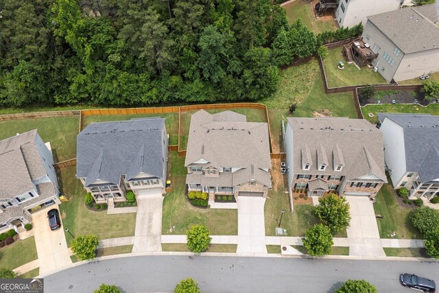 406 Fernstone Dr, Canton, GA 30114 - aerial perspective of suburban area