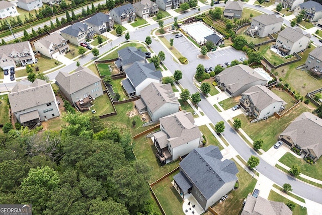 406 Fernstone Dr, Canton, GA 30114 - aerial view of property's location with nearby suburban area