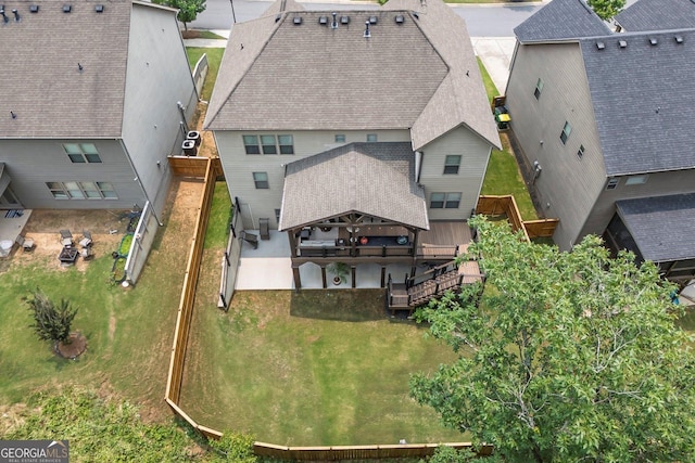 406 Fernstone Dr, Canton, GA 30114 - aerial perspective of suburban area