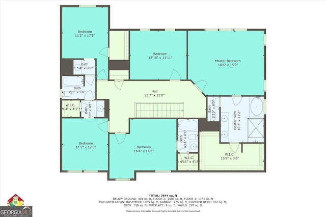 406 Fernstone Dr, Canton, GA 30114 - property floor plan