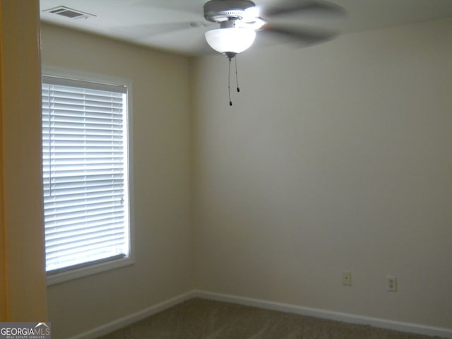 4750 Crinklepoint Ct, Douglasville, GA 30134 - spare room featuring carpet floors and ceiling fan