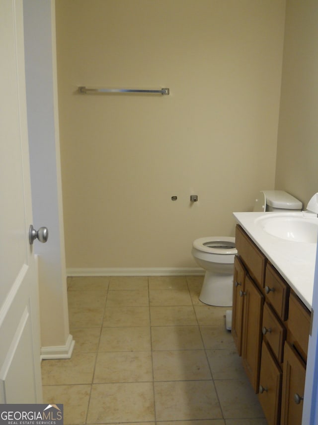 4750 Crinklepoint Ct, Douglasville, GA 30134 - bathroom with vanity and tile patterned flooring