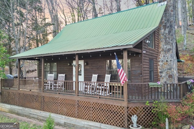 87 Owltown Dr Unit L40, Ellijay, GA 30536 - rustic home with metal roof