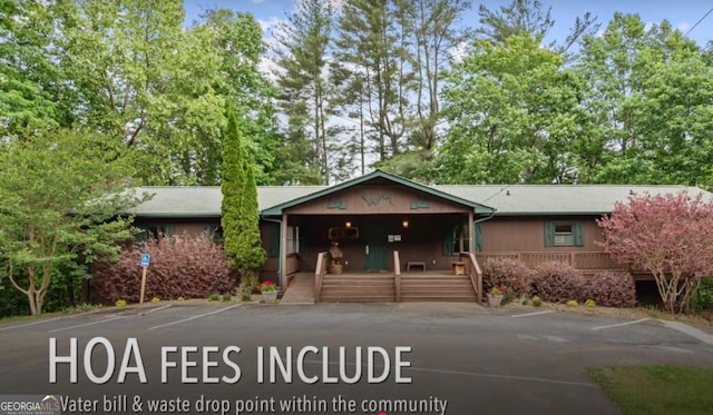 87 Owltown Dr Unit L40, Ellijay, GA 30536 - view of front of property featuring covered porch and uncovered parking