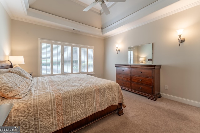 300 Brackin Trce, Grayson, GA 30017 - bedroom featuring carpet, crown molding, and ceiling fan