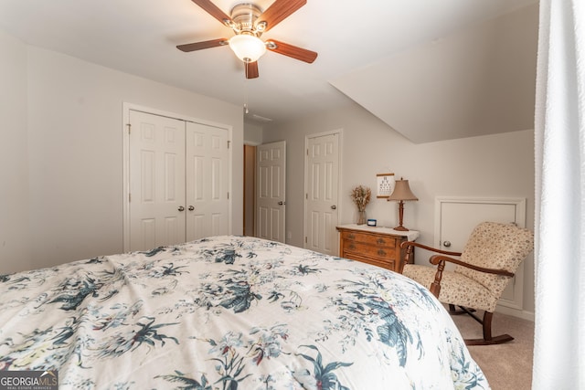 300 Brackin Trce, Grayson, GA 30017 - bedroom featuring carpet flooring and ceiling fan