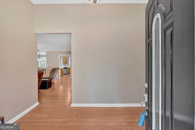 11 Chestnut St, Cartersville, GA 30120 - foyer entrance featuring light wood-type flooring and baseboards