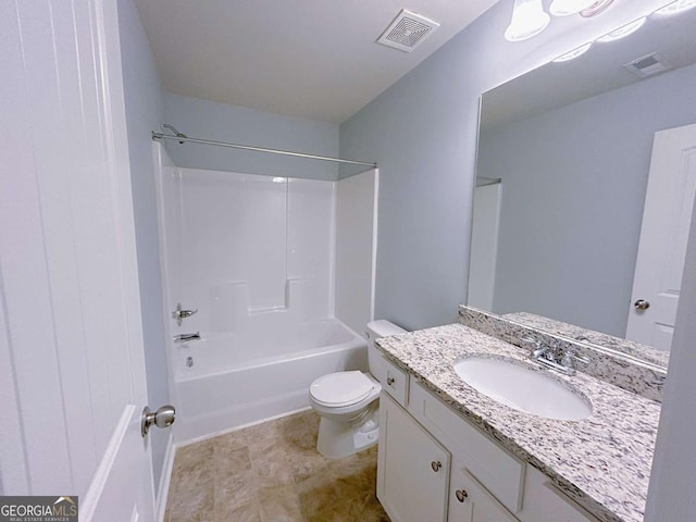 1892 Old Dogwood, Jonesboro, GA 30238 - full bathroom with vanity, toilet, and  shower combination