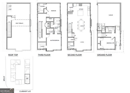 1962 8th St, Chamblee, GA 30341 - floor plan / room layout