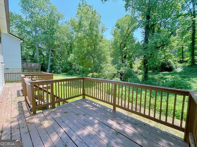 1820 Neely Ave, Atlanta, GA 30344 - view of wooden deck