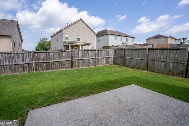 4135 Arch Pass, Cumming, GA 30040 - fenced backyard with a patio area