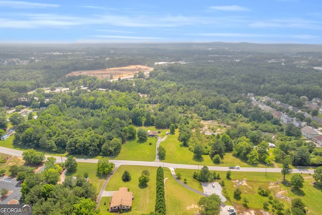 3131 Langley Rd, Loganville, GA 30052 - bird's eye view of a heavily wooded area