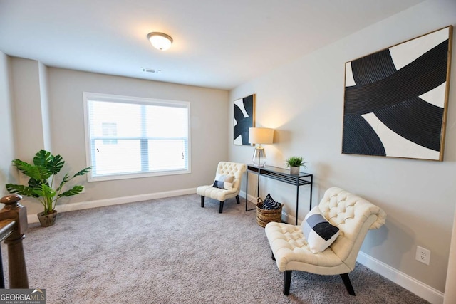 3557 Bryant Meadows Cir, Buford, GA 30519 - living area featuring baseboards and carpet floors