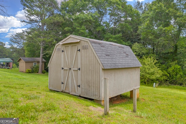 234 Edgewood Dr, Mount Airy, GA 30563 - view of shed featuring view of scattered trees