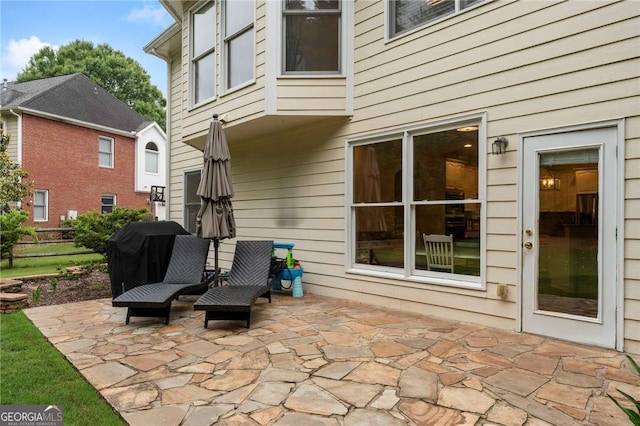 1055 Beacon Hill Xing, Alpharetta, GA 30005 - view of patio featuring a grill