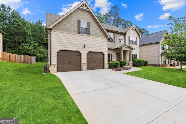 7946 White Oak Loop, Stonecrest, GA 30038 - craftsman inspired home with a garage, concrete driveway, and roof with shingles