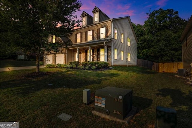 7601 Watson Cir, Locust Grove, GA 30248 - view of front of house featuring a garage and a porch