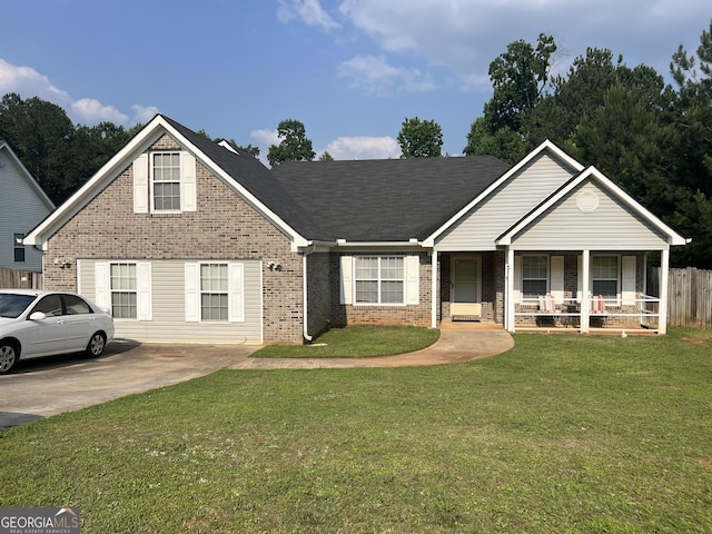 740 Pebble Blvd, Covington, GA 30016 - view of front of property featuring brick siding and covered porch