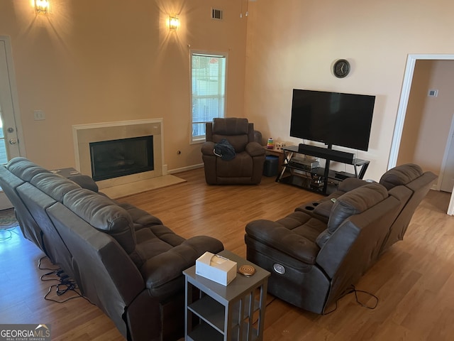 740 Pebble Blvd, Covington, GA 30016 - living area with wood finished floors