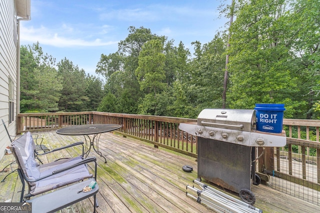 1022 Nestling Dr, Lawrenceville, GA 30045 - deck featuring grilling area