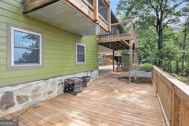 675 Wauka Ridge Rd, Clermont, GA 30527 - deck with an outdoor structure