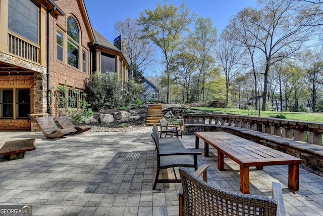2279 Weeping Oak Dr, Braselton, GA 30517 - view of patio