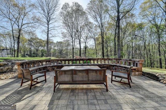 2279 Weeping Oak Dr, Braselton, GA 30517 - view of patio / terrace featuring an outdoor hangout area