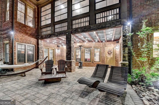 2279 Weeping Oak Dr, Braselton, GA 30517 - view of patio with french doors