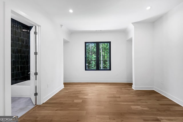 4235 Drew Campground Rd, Alpharetta, GA 30004 - empty room featuring recessed lighting and wood finished floors