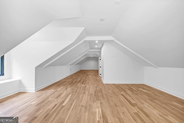 4235 Drew Campground Rd, Alpharetta, GA 30004 - bonus room featuring vaulted ceiling and light wood-style floors