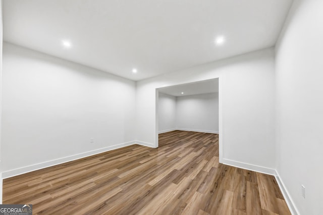 4235 Drew Campground Rd, Alpharetta, GA 30004 - below grade area featuring recessed lighting and wood finished floors
