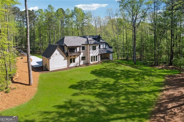4235 Drew Campground Rd, Alpharetta, GA 30004 - view of front facade with a front yard