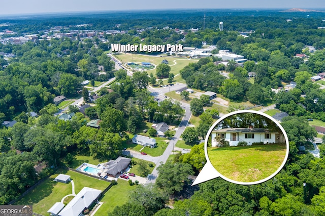 256 4th Ave, Winder, GA 30680 - bird's eye view