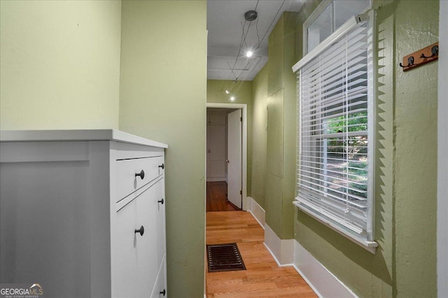 546 Pulaski St, Athens, GA 30601 - corridor with light wood finished floors and baseboards