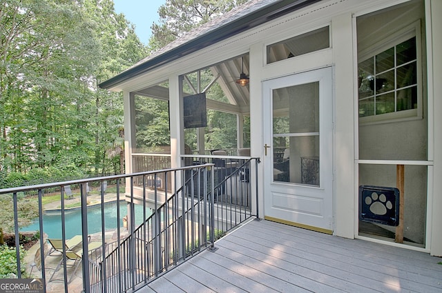 505 Lighthouse Ln, Peachtree City, GA 30269 - view of wooden deck