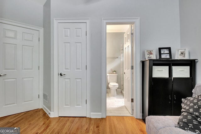 505 Lighthouse Ln, Peachtree City, GA 30269 - bedroom featuring wood finished floors and ensuite bathroom
