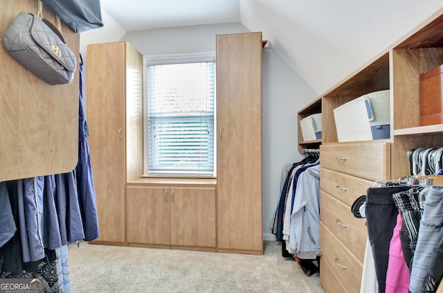 505 Lighthouse Ln, Peachtree City, GA 30269 - walk in closet with carpet and lofted ceiling