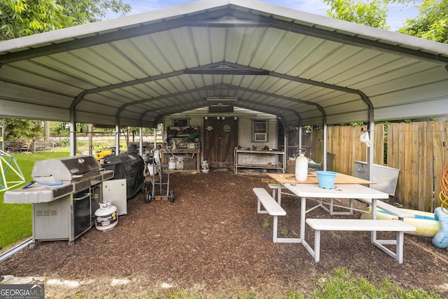 314 Clifton Dr, Port Wentworth, GA 31407 - view of parking featuring a carport